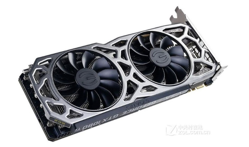 EVGA GeForce GTX 1080 Ti SC2 显卡实物图（第三方非公版）
