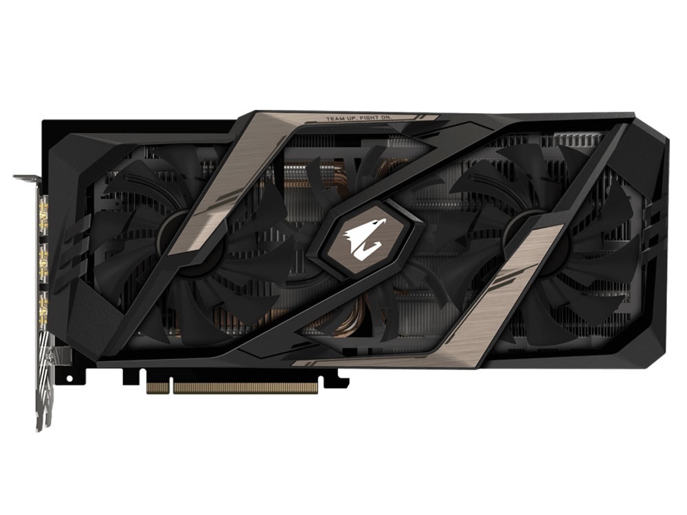 NVIDIA GeForce RTX 2070 非公版显卡示意图