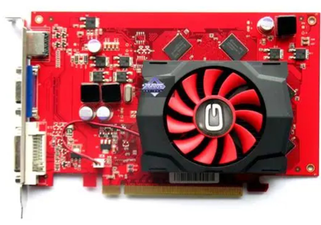 NVIDIA GeForce GT 220 显卡实物图