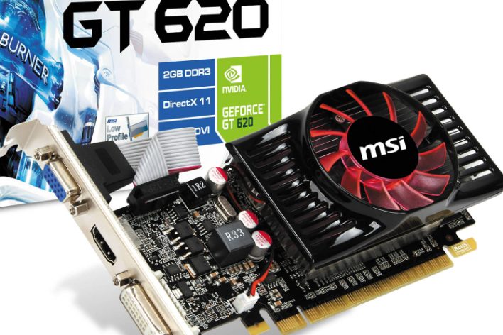 GT 620 显卡实物图