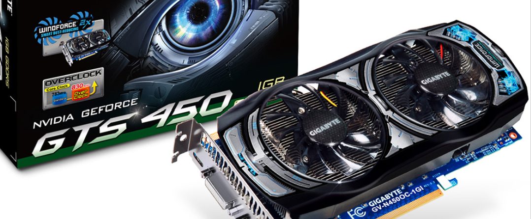NVIDIA GeForce GTS 450 显卡实物图