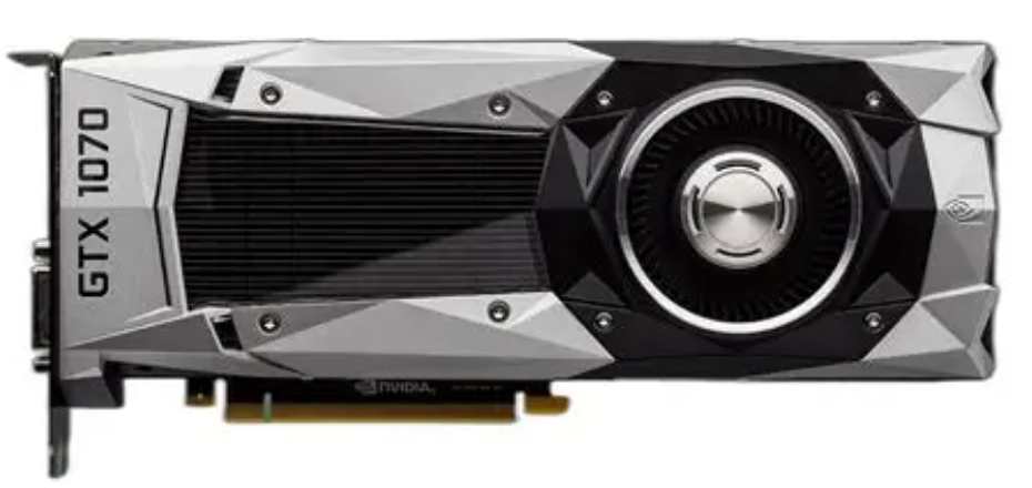 GTX 1070显卡实物图