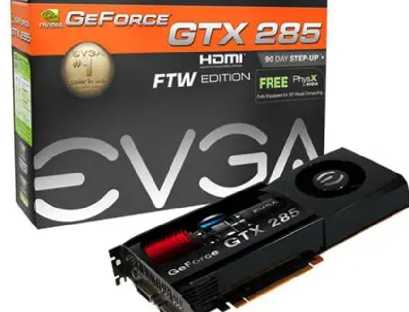 NVIDIA GeForce GTX 285 显卡实物图