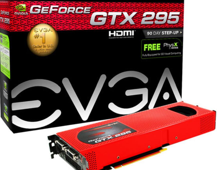 GTX 295 显卡实物图
