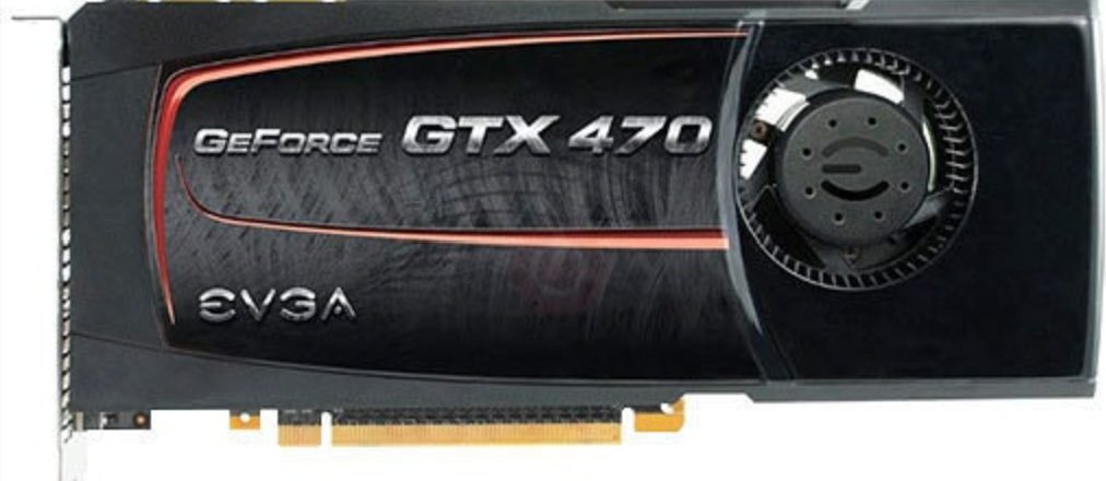 NVIDIA GeForce GTX 470 显卡实物图