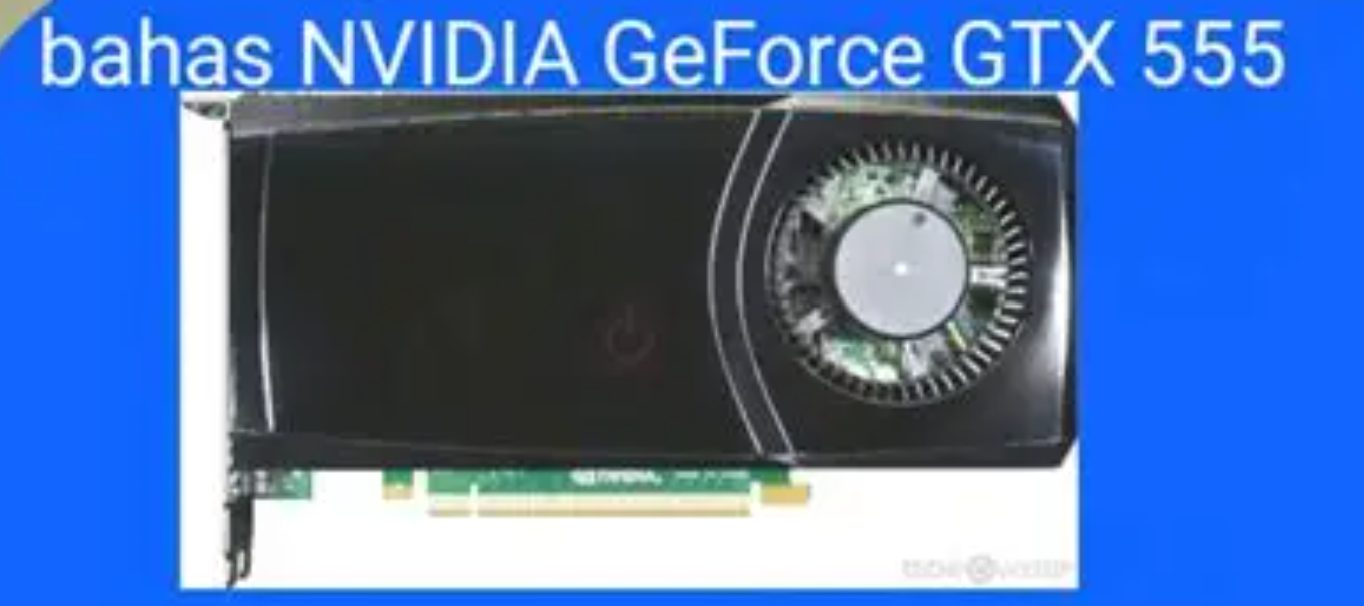 NVIDIA GeForce GTX 555 显卡实物图