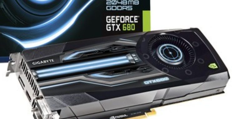 GTX 680显卡实物图
